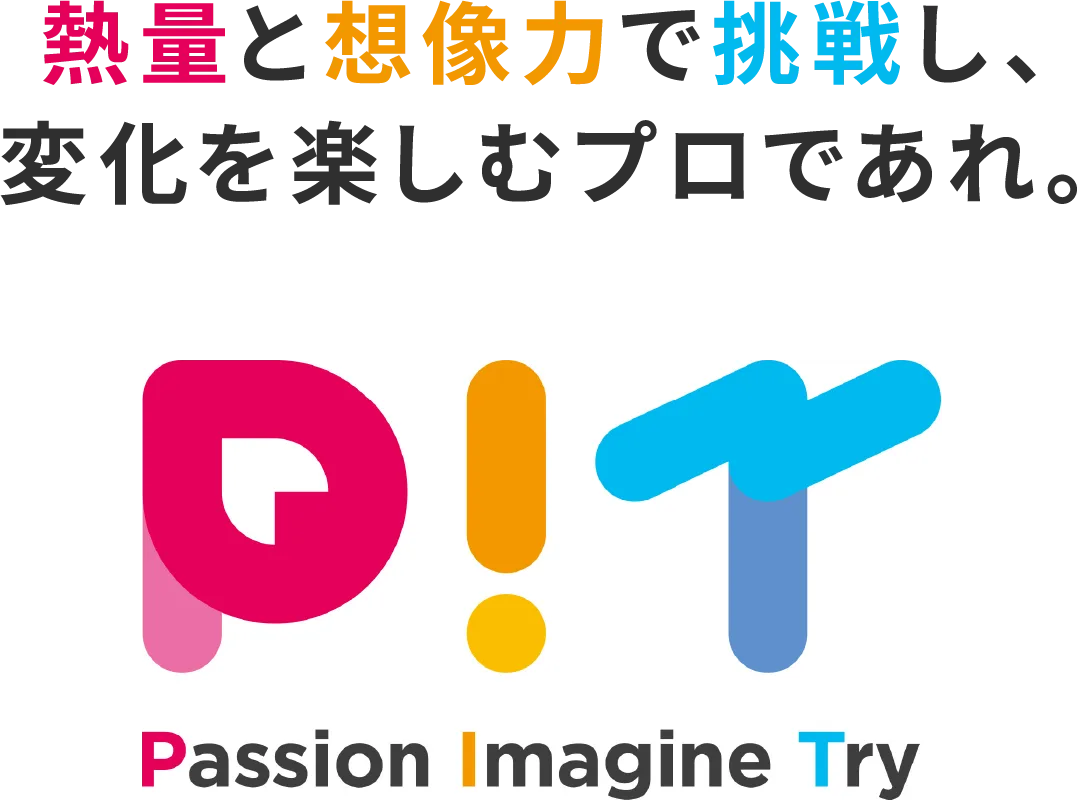 熱量と想像力で挑戦し、変化を楽しむプロであれ。
