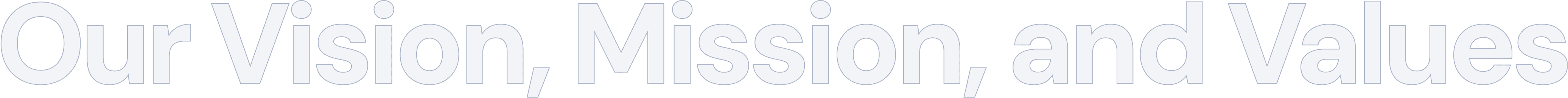 Our Vision, Mission, and Values